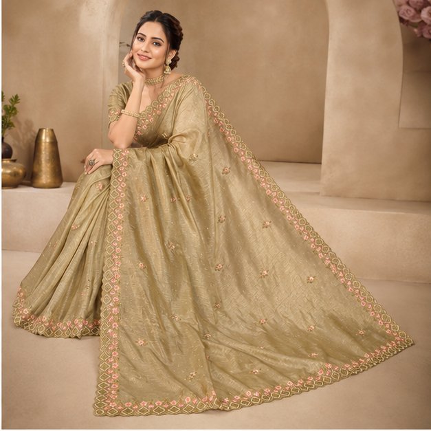 STONE WORK SAREE - View 8