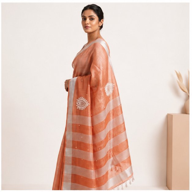 CUTTWORK SAREE - View 5