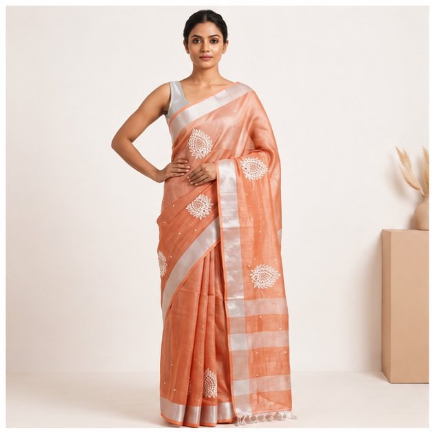 CUTTWORK SAREE - View 8