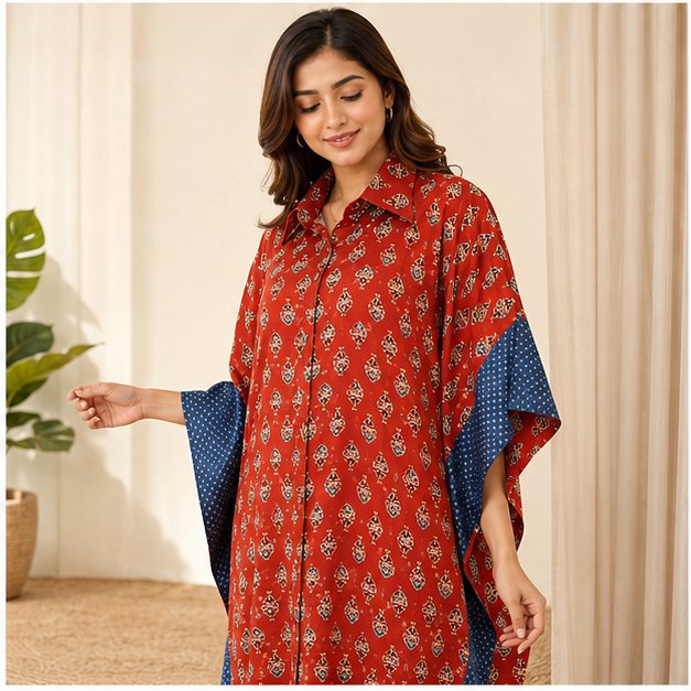 MODAL KAFTAN SHIRT - View 4