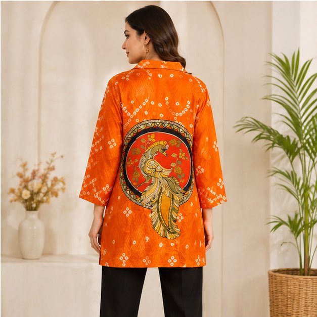 SILK LONG SHIRT - View 4