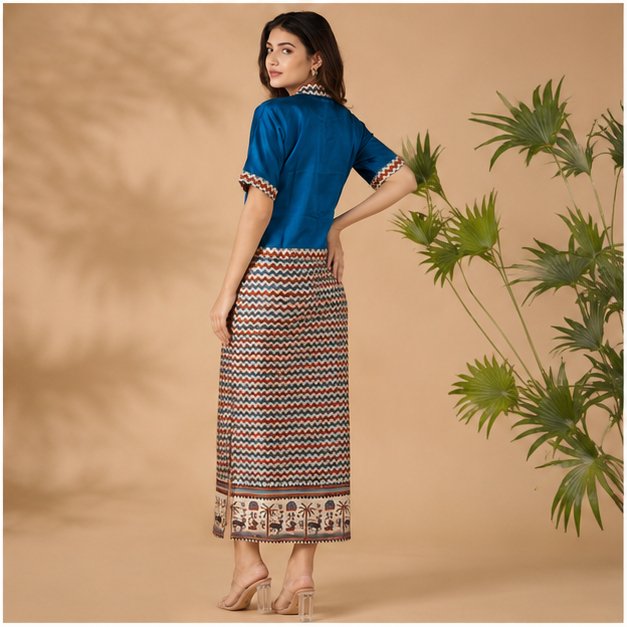 MODAL PENCIL SKIRT TOP SET - View 10