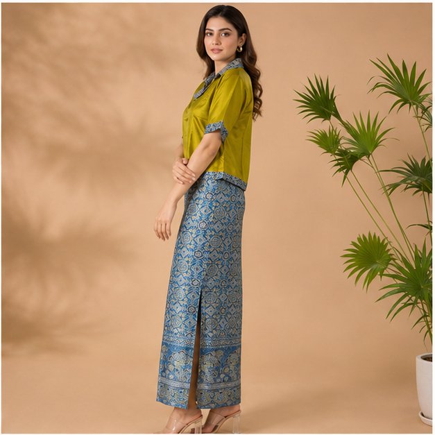 MODAL PENCIL SKIRT TOP SET - View 13