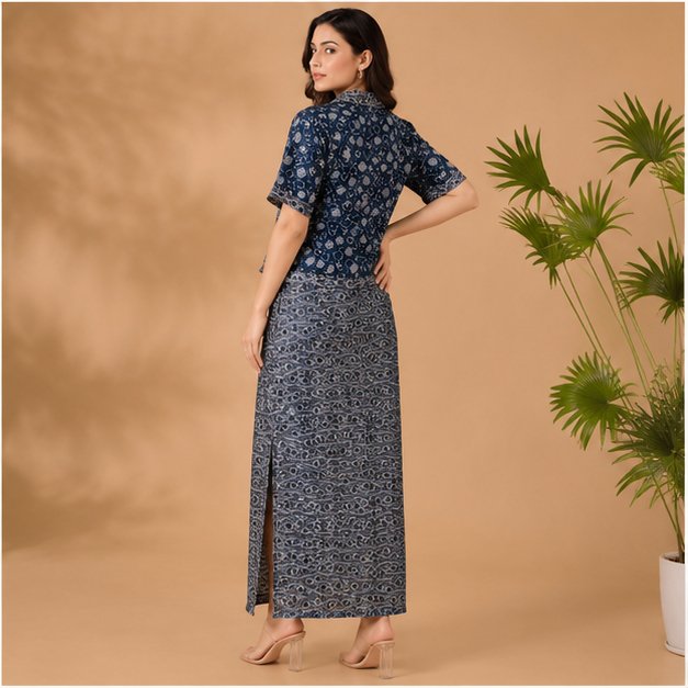 MODAL PENCIL SKIRT TOP SET - View 19