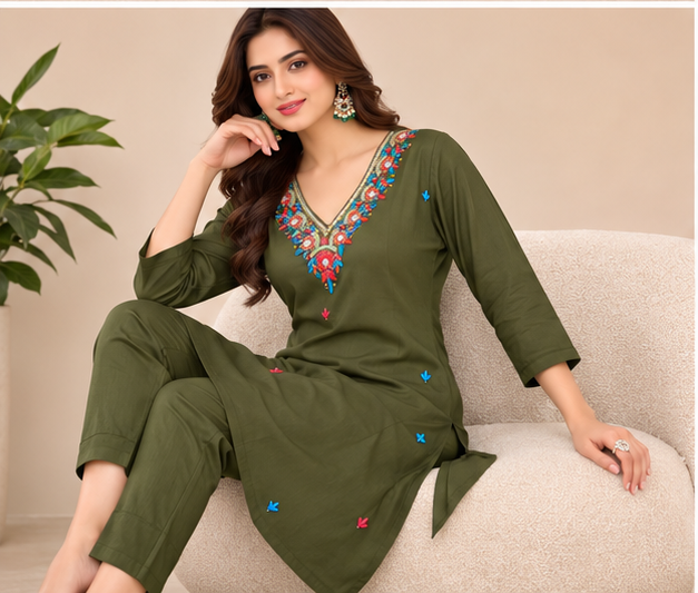 KURTI PANT SET - View 3