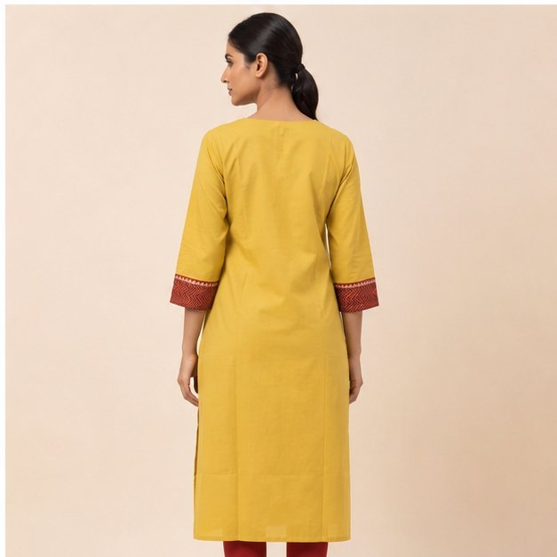 MIRROR WORK KURTI - View 7
