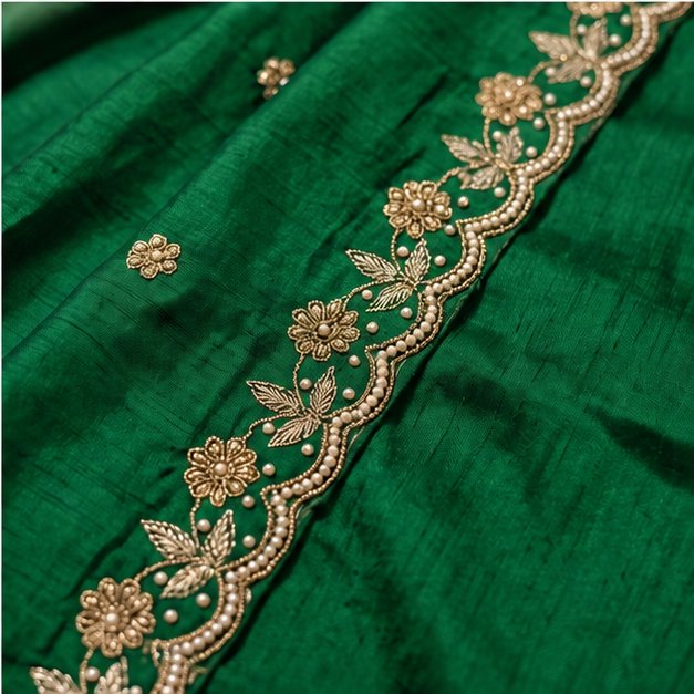 ShreEs EMBROIDERED DESIGNER SAREE - View 2