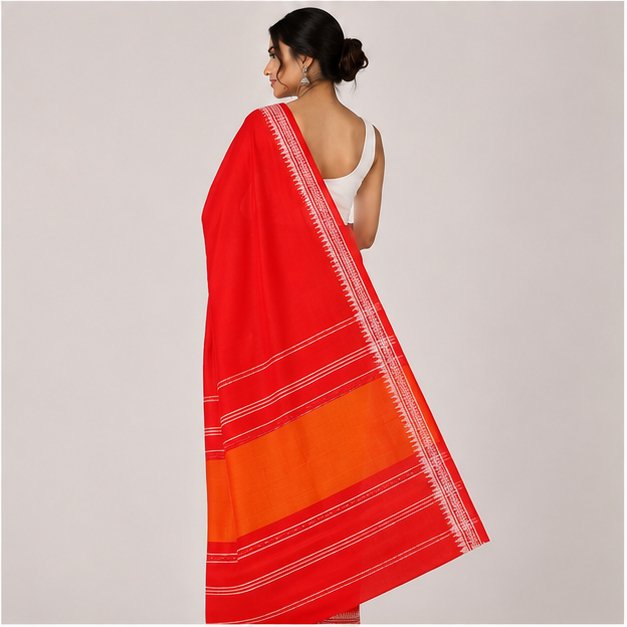 DHANIAKHALI HANDLOOM  SAREE - View 4