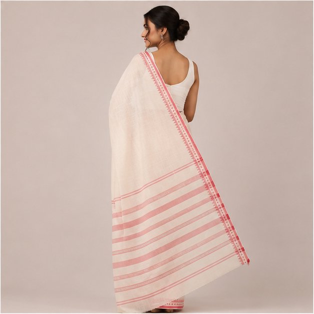 DHANIAKHALI HANDLOOM  SAREE - View 12