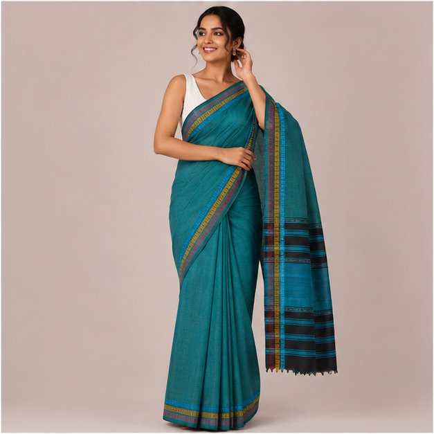 DHANIAKHALI HANDLOOM  SAREE - View 13