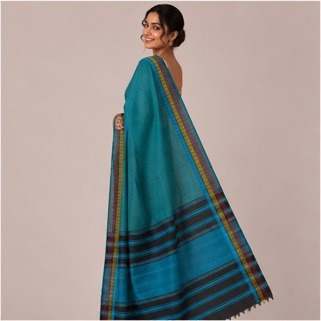 DHANIAKHALI HANDLOOM  SAREE - View 14