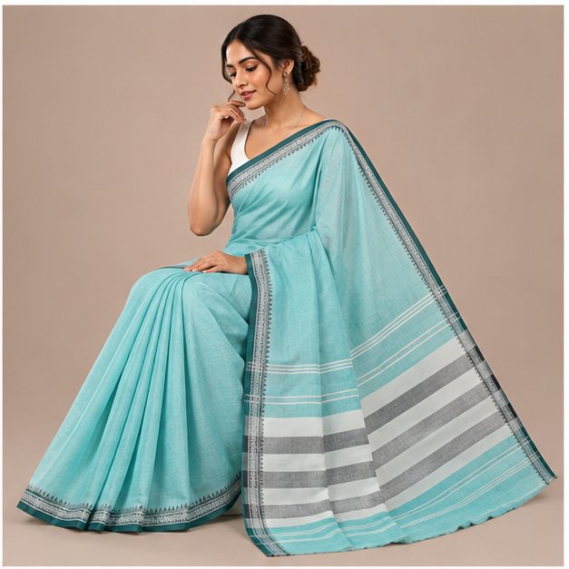 DHANIAKHALI HANDLOOM  SAREE - View 25