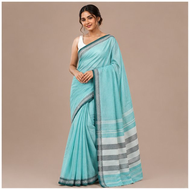 DHANIAKHALI HANDLOOM  SAREE - View 27