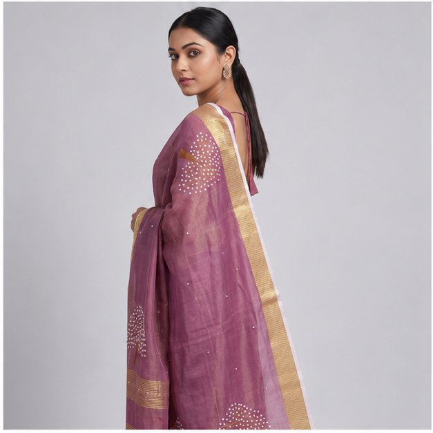 CUTTWORK SAREE - View 3
