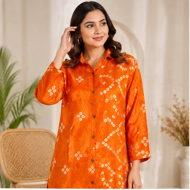SILK LONG SHIRT - View 3