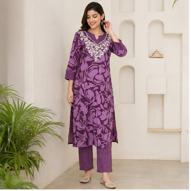 KURTI PANT SET