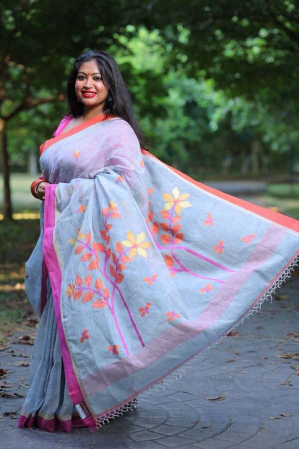 Linen Jamdani